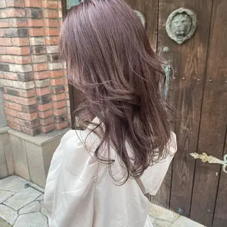 セミロング カラー 💗💗韓国レイヤー yu-ki💗💗のヘアスタイル