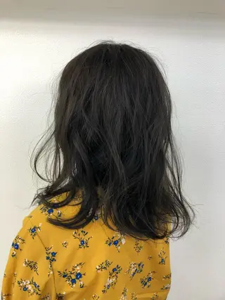 ミディアム 髪質改善ayame 横山諒のヘアスタイル