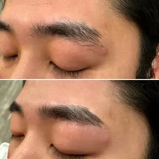 アイブロウ "PEPPU "所属・派手髪、ハイトーン ショートヘアShinのヘアスタイル