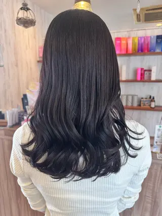セミロング 古澤 あかねのヘアスタイル