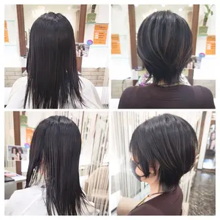 ショート 髪質改善⭐️⭐️⭐️ コワフェルドエクセルのヘアスタイル