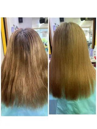 セミロング B-W ⭐️REIKOのヘアスタイル