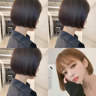 ショート 透明感/オリーブ/ グレージュ/YUKAのヘアスタイル