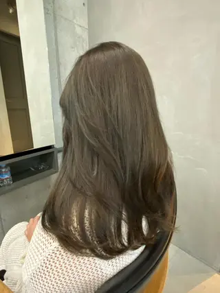 ロング カラー レイヤー/柔色 カラー/SAkiのヘアスタイル
