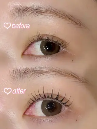 マツエク・マツパ 束感韓国アイドル🎀 まつ毛YUA🍒のマツエク・マツパデザイン