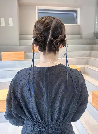 セミロング 染谷 遥花のヘアスタイル