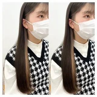 ロング カラー 村山 茉衣のヘアスタイル