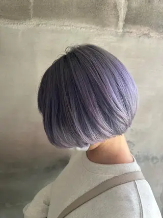 カラー エクステ/ハイトーン /レイヤーカットのヘアスタイル