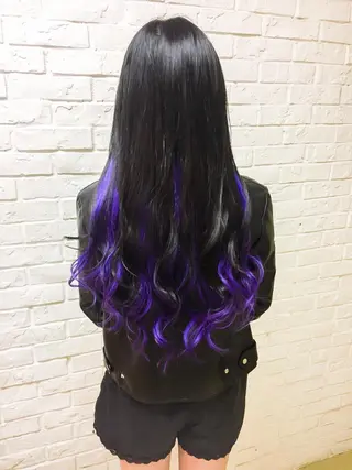 ロング カラー エクステリピート率 No.1 菊池　悠介のヘアスタイル