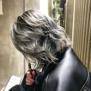 ミディアム カラー 🍭透明感カラー 志賀拓海🍬🌈のヘアスタイル