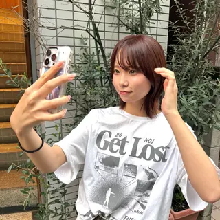 ミディアム カラー Nagi /艶カラー /ヘアメ/メンズのヘアスタイル