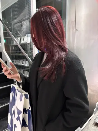 ロング カラー ayano/天神 ハイトーン/ブリーチのヘアスタイル