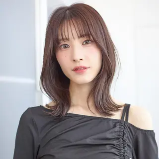 ミディアム mihiro 🩷のヘアスタイル