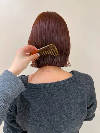 ミディアム カラー 札幌美容室 Une所属・《Une》 hinariのヘアスタイル