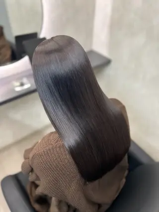 セミロング カラー 新宿/美髪矯正 髪質改善/韓国風山本のヘアスタイル