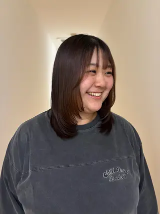 セミロング MASHU ADOBE所属・美髪/ケアリスト /ストレート /愛実のヘアスタイル