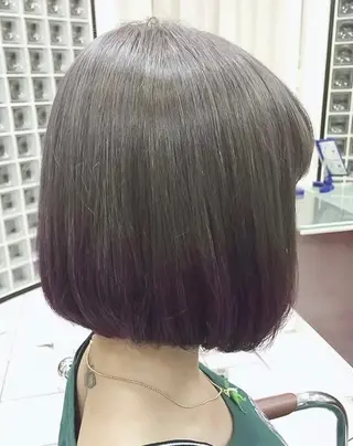 ショート カラー 🌙透明感カラー/ 丁寧施術|松本のヘアスタイル