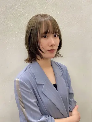 ミディアム カラー Paddle所属・似合わせレイヤー/ レイヤーパーマ/高倉のヘアスタイル