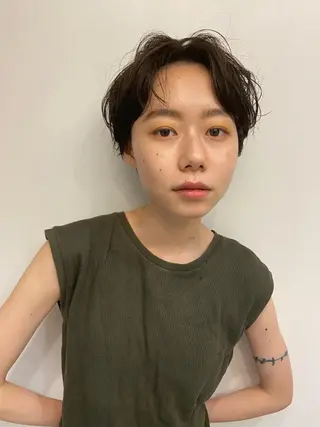 ショート カラー ブルーモスクTOKYO所属・🌿ブルーモスク TOKYO🌿のヘアスタイル