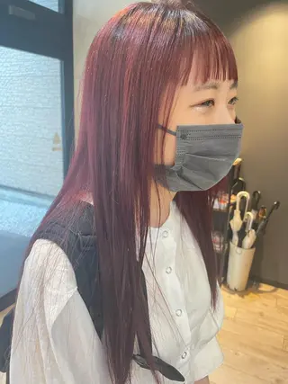 セミロング EIGHT 野々市 イトウミサキのヘアスタイル