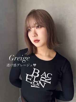 ミディアム 坂口 京平のヘアスタイル