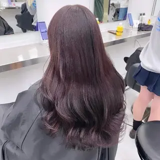 ロング カラー ヘアアレンジ ブリーチ無し透明感 🕊AZUSAのヘアスタイル