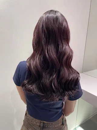 ロング カラー 佐野 えり奈のヘアスタイル