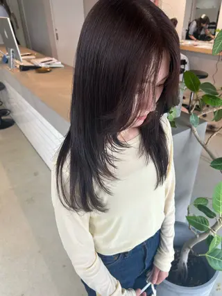 セミロング haruki所属・. nozomiのヘアスタイル