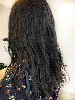 セミロング カラー メンズパーマ メンズ特化ryoのヘアスタイル