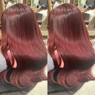 セミロング カラー ヘアアレンジ 盛れる韓国ヘア♡ 🌻鈴木花🌈のヘアスタイル