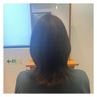 ミディアム agu hair north所属・北上 春華のヘアスタイル