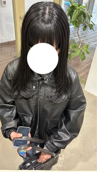 ロング カラー 戸田 望月のヘアスタイル