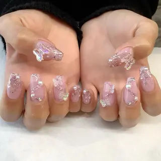 ネイル 💎🐰 saki. m 🐰💎のネイルデザイン