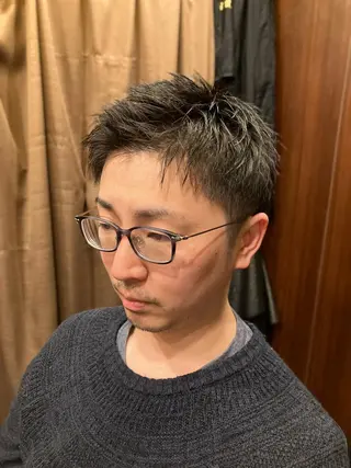ショート BroTokyo Barbershop 銀座店所属・大河 たいがのヘアスタイル