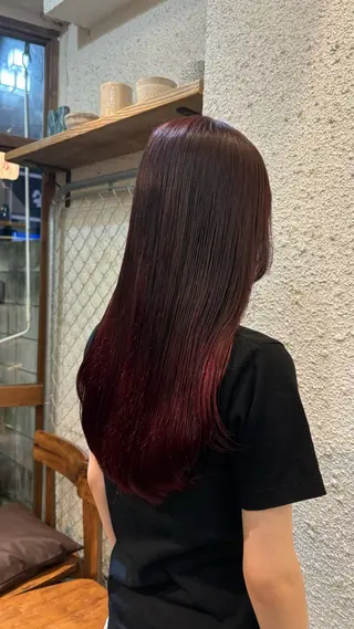 ロング カラー 🍎ダブルカラー/ ショートボブ🍎リオのヘアスタイル