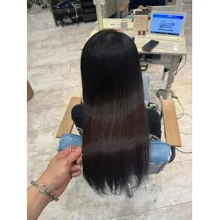 ロング 💓透明感カラー 心斎橋No1💓のヘアスタイル