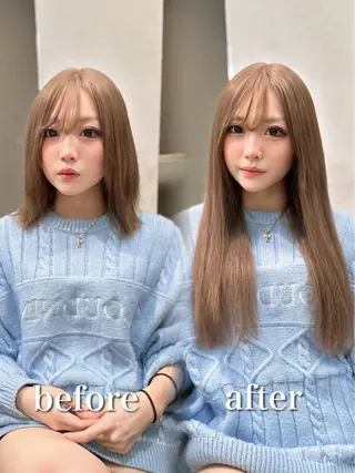 ロング エクステの神様 ▫️原島ユウヤ▫️のヘアスタイル