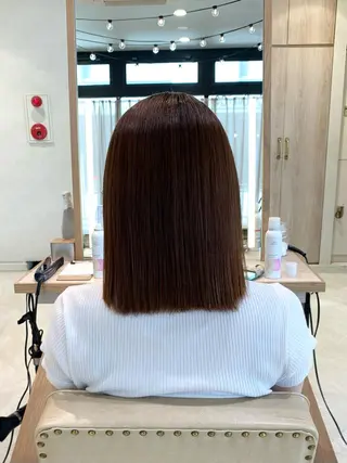 ミディアム 艶カラー/暖色カラー /透明感/ryutoのヘアスタイル