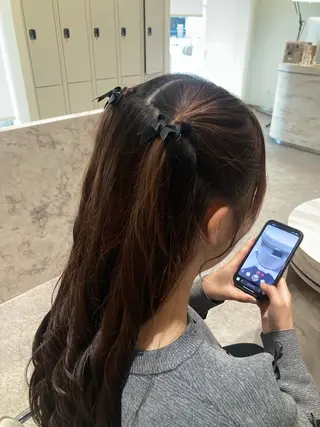 ロング ヘアアレンジ macaron富田所属・マカロン富田/本店 大門のヘアスタイル