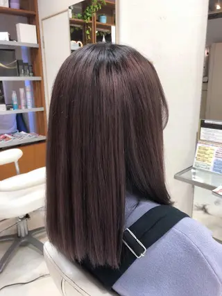 ミディアム 阿部 美咲のヘアスタイル