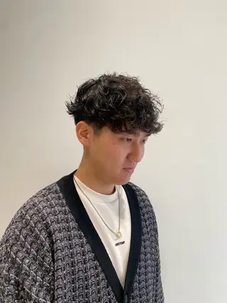 パーマ メンズ mina🪐立川駅/ レイヤー/ボブのヘアスタイル