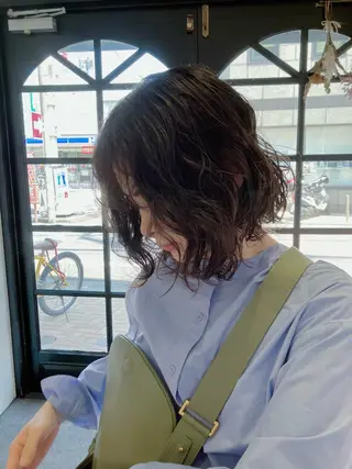 ショート パーマ 川間 将彦のヘアスタイル