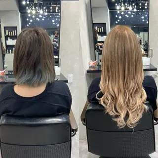 セミロング カラー ヘアアレンジ ar+ ❤︎ maiのヘアスタイル