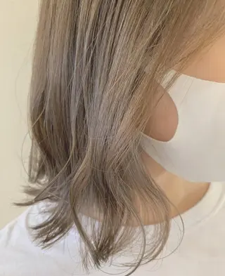 ミディアム カラー 大人女性🌼ママ 美容師🌼加藤友理のヘアスタイル