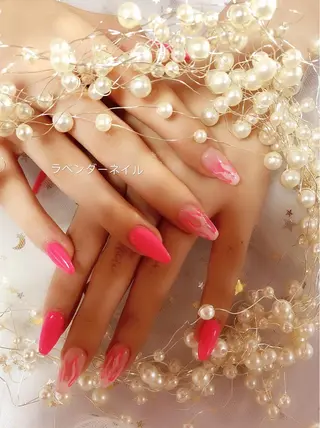 ネイル ラベンダー💖日暮里 ルル💖ネイルのネイルデザイン