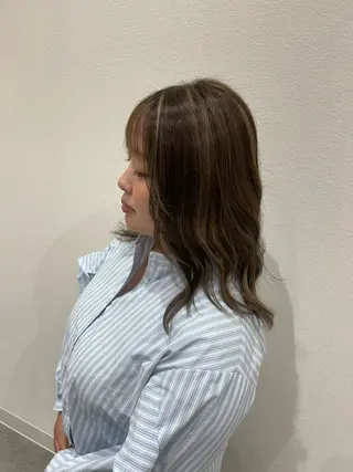 カラー カラー/酸性矯正/ nagisa🌻のヘアスタイル