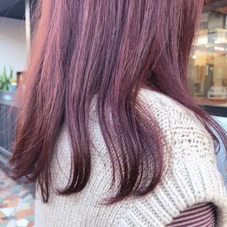 セミロング カラー 美容室  hatena所属・hatena えりかのヘアスタイル