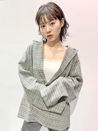 ショート カラー ill副店長 立和田純也のヘアスタイル