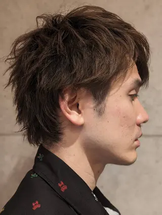 ミディアム メンズ いで ゆかのヘアスタイル