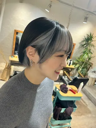 ショート カラー 新宿/髪質改善 艶カラー👶Renaのヘアスタイル